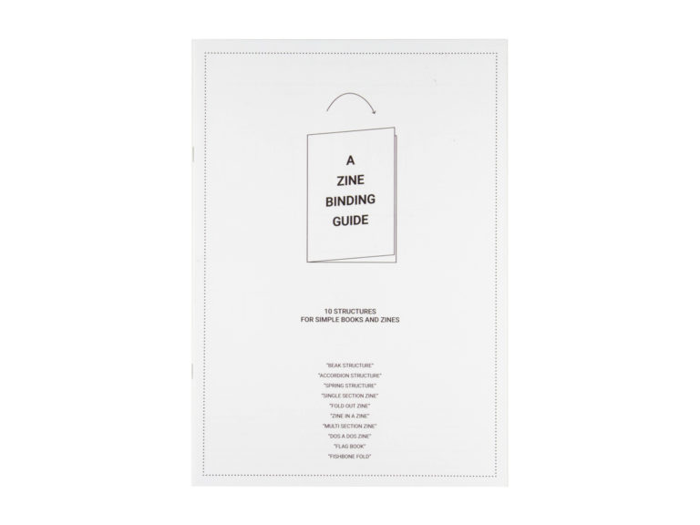 Zine Binding Guide zine