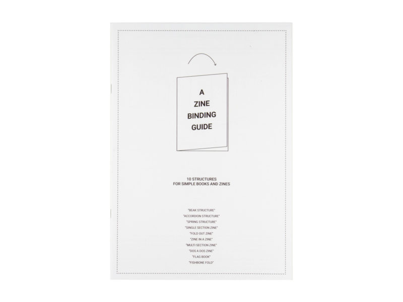 Zine Binding Guide zine