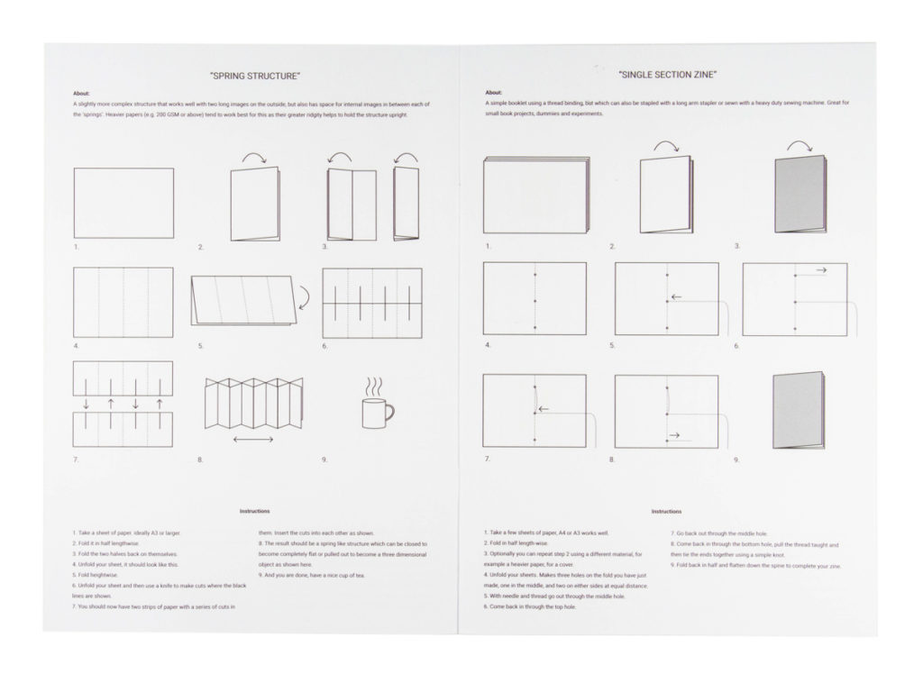 Zine Binding Guide zine